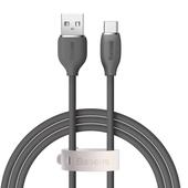 Baseus kabel Jelly Liquid USB - USB-C 1,2 m czarny 100W do SAMSUNG ZV50
