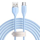 Baseus kabel Jelly Liquid USB - USB-C 2 m niebieski 100W do SAMSUNG ZV50