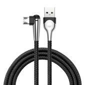 Baseus kabel MVP Elbow (micro | 1 m) czarny 2A do SAMSUNG ZV50