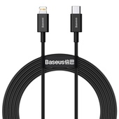 Baseus kabel Superior PD USB-C - Lightning 2,0m czarny 20W do SAMSUNG ZV50