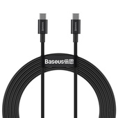 Baseus kabel Superior PD USB-C - USB-C 2,0m czarny 100W do SAMSUNG ZV50
