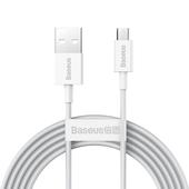 kable microUSB Baseus kabel Superior USB - microUSB 2,0 m 2,0A bia�y