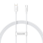Baseus kabel Superior USB - USB-C 1,0m bia�y 100W P10320102214-01 do SAMSUNG ZV50