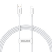 Baseus kabel Superior USB - USB-C 1,5m bia�y 100W do SAMSUNG ZV50