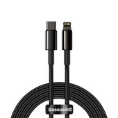 Baseus kabel Tungsten PD USB-C - Lightning 2,0 m 20W czarny do SAMSUNG ZV50