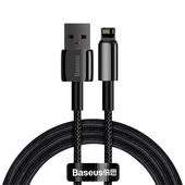 Baseus kabel Tungsten USB - Lightning 1,0m 2,4A czarny do SAMSUNG ZV50