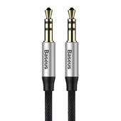 Baseus kabel Yiven audio M30 1 m srebrno-czarny do SAMSUNG ZV50