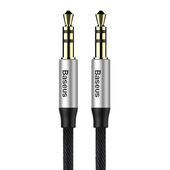 Baseus kabel Yiven audio M30 1,5 m srebrno-czarny do SAMSUNG ZV50