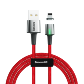 Baseus kabel Zinc Magnetic (8-pin | 2 m) czerwony 1,5A do SAMSUNG ZV50