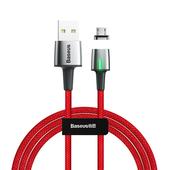 Baseus kabel Zinc Magnetic (micro | 2 m) czerwony 1,5A do SAMSUNG ZV50