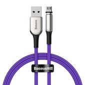 Baseus kabel Zinc Magnetic (micro | 2 m) fioletowy 1,5A do SAMSUNG ZV50