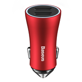Baseus �adowarka samochodowa Golden Contactor czerwona do SAMSUNG ZV50