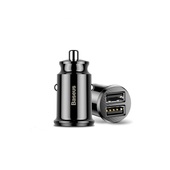 Baseus �adowarka samochodowa Grain 2USB 3,1A czarna do SAMSUNG ZV50