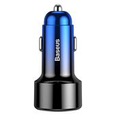 Baseus �adowarka samochodowa Magic PPS QC 3.0+ 2USB niebieska 45W do SAMSUNG ZV50