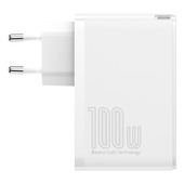 �adowarki pozosta�e Baseus �adowarka sieciowa GaN2 Pro PD 100W 2x USB-C 2x USB bia�a