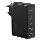 Baseus �adowarka sieciowa GaN2 Pro PD 100W 2x USB-C 2x USB czarna do SAMSUNG ZV50