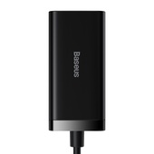 Baseus �adowarka sieciowa GaN3 Pro 100W 2x USB-C 2x USB czarna do SAMSUNG ZV50