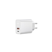Baseus �adowarka sieciowa PPS QC USB + PD 30W bia�a do SAMSUNG ZV50