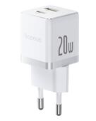 Baseus palm �adowarka sieciowa 20W usb-c usb Bia�y do SAMSUNG ZV50