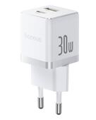 Baseus Palm Szybka �adowarka Sieciowa 30W USB-C USB-A EU Bia�y do SAMSUNG ZV50