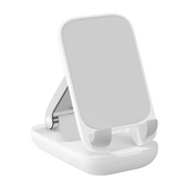 Baseus podstawka na telefon Seashell Series Folding Phone Stand bia�a do SAMSUNG ZV50