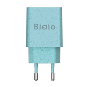 Bioio adowarka sieciowa 1x USB 2,4A niebieski