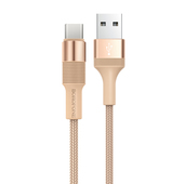 Borofone Kabel BX21 Outstanding typ-C z�oty 3A 1m