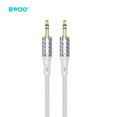 BWOO AUX075 kabel AUX jack 3.5mm - jack 3.5mm audio szary