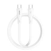 BWOO kabel silikonowy X329CC 65W USB-C 1m bia�y do SAMSUNG ZV50