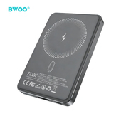 BWOO P82 BO power bank 10000mah 15w �adowanie bezprzewodowe ciemnoszary do SAMSUNG ZV50