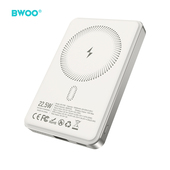 BWOO P82 BO power bank 10000mah 15w �adowanie bezprzewodowe jasnoszary do SAMSUNG ZV50