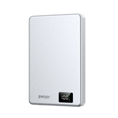 BWOO power bank magnetyczny P76 PD 20W 10000 mAh z wy�wietlaczem i portem USB-C srebrny