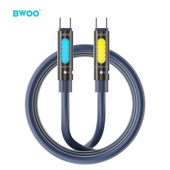 BWOO X325C-C zapachowy kabel USB-C - USB-C 240W czarny do SAMSUNG ZV50