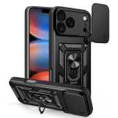 etui  z podstawk� Pokrowiec Camshield Case czarny do Apple iPhone 17 Pro Max