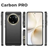 Pokrowiec Carbon Pro czarny do Realme 14 Pro 5G