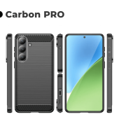 etui pancerne Pokrowiec Carbon Pro czarny do Samsung Galaxy S26 Plus