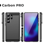 etui pancerne Pokrowiec Carbon Pro czarny do Samsung Galaxy S26 Ultra