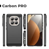 etui na ty� Pokrowiec Carbon Pro czarny do Xiaomi Redmi Note 15 Pro 5G