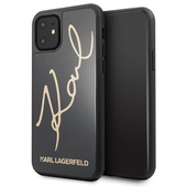 Pokrowiec  czarne hard case Signature Glitter do Apple iPhone 11