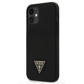  czarne hard case Silicone Triangle Logo do Apple iPhone 12 Pro Max (6.7 cali)