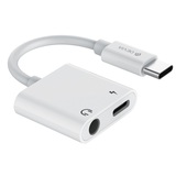 Devia adapter Smart USB-C - USB-C (port) + jack 3,5mm (port) biay