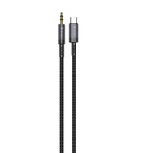 Devia kabel audio Ipure EC620 USB-C - jack 3,5 mm 1,0 m czarny do SAMSUNG ZV50