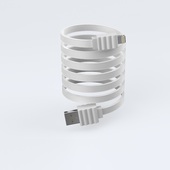 Devia kabel Flat 8-pin p�aski bia�y do SAMSUNG ZV50