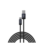 Devia kabel Gracious EC649 USB - USB-C 1,0 m 2A czarny do SAMSUNG ZV50