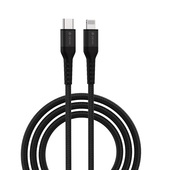 Devia kabel Gracious PD USB-C - Lightning 1,5 m 3A czarny do SAMSUNG ZV50