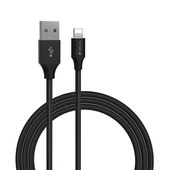Devia kabel Gracious USB - Lightning 1,0 m 2,4A czarny do SAMSUNG ZV50