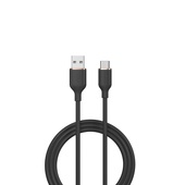 Devia kabel Jelly USB - USB-C 1,2 m 2,4A czarny do SAMSUNG ZV50
