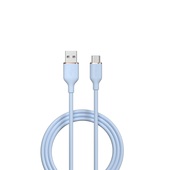 Devia kabel Jelly USB - USB-C 1,2 m 2,4A niebieski do SAMSUNG ZV50