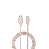 Devia kabel Jelly USB - USB-C 1,2 m 2,4A r�owy do SAMSUNG ZV50