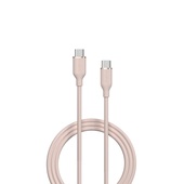 Devia kabel Jelly USB-C - USB-C 1,2 m 60W r�owy do SAMSUNG ZV50